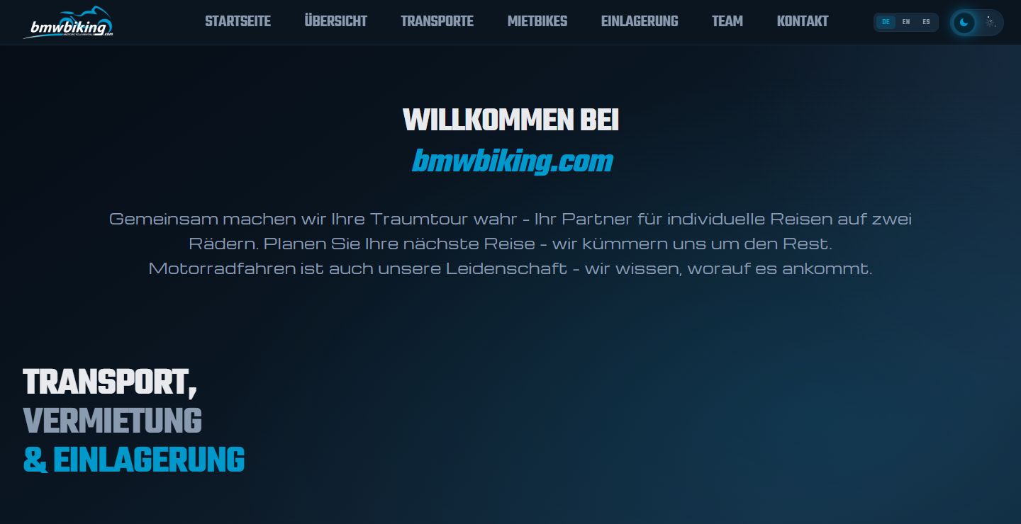 BMW Biking — Motorrad-Vermietung & Transport